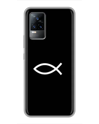 Чехол для Vivo V21 с картинкой «Символ рыбы Jesus» Чехол для Vivo V21 с картинкой «Символ рыбы Jesus»