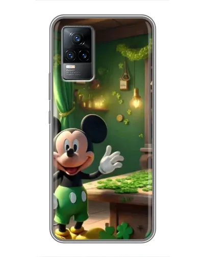 Чохол для Vivo V21 з картинкою «Міккі в майстерні»