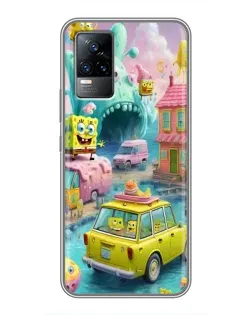Чохол для Vivo V21 з картинкою «Монстр-трак пригоди»