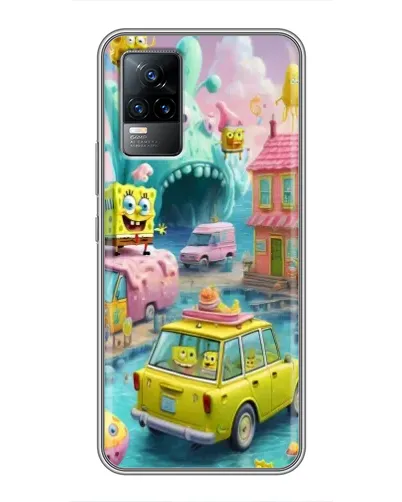 Чохол для Vivo V21 з картинкою «Монстр-трак пригоди»