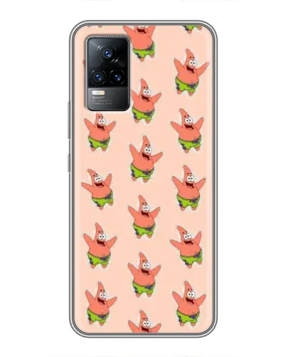 Чохол для Vivo V21 з картинкою «Патрік Стар паттерн»
