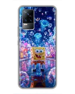 Чохол для Vivo V21 з картинкою «Неоновий океан»