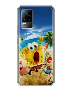 Чохол для Vivo V21 з картинкою «Розваги на пляжі»