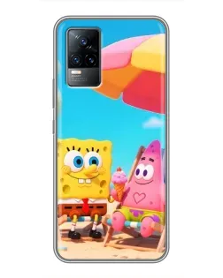 Чохол для Vivo V21 з картинкою «Відпочинок на пляжі»
