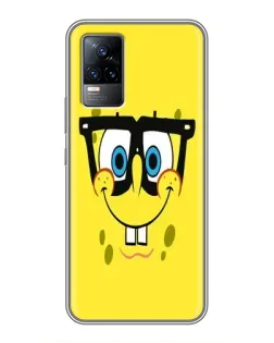 Чохол для Vivo V21 з картинкою «Мінімалістичний Спанч Боб»