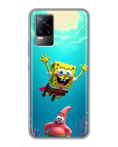 Чохол для Vivo V21 з картинкою «Спанч Боб під водою» Чохол для Vivo V21 з картинкою «Спанч Боб під водою»