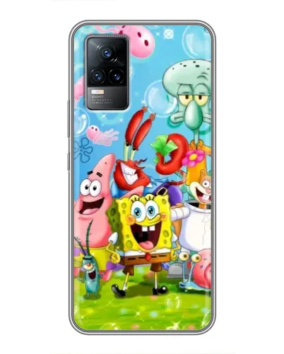 Чохол для Vivo V21 з картинкою «Губка Боб та друзі» Чохол для Vivo V21 з картинкою «Губка Боб та друзі»