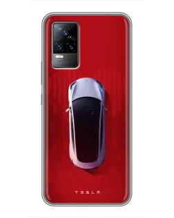 Чохол для Vivo V21 з картинкою «Tesla Top View» Чохол для Vivo V21 з картинкою «Tesla Top View»