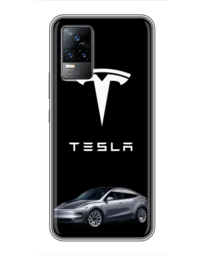 Чохол для Vivo V21 з картинкою «Tesla Model Y» Чохол для Vivo V21 з картинкою «Tesla Model Y»