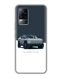 Чохол для Vivo V21 з картинкою «Сріблястий Cybertruck Tesla» Чохол для Vivo V21 з картинкою «Сріблястий Cybertruck Tesla»