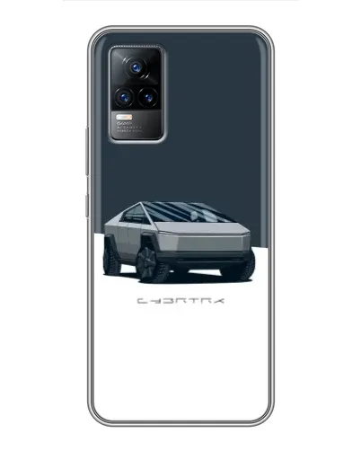 Чохол для Vivo V21 з картинкою «Сріблястий Cybertruck Tesla» Чохол для Vivo V21 з картинкою «Сріблястий Cybertruck Tesla»