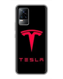 Чохол для Vivo V21 з картинкою «Tesla Red Logo» Чохол для Vivo V21 з картинкою «Tesla Red Logo»