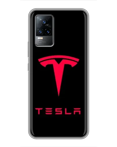 Чохол для Vivo V21 з картинкою «Tesla Red Logo» Чохол для Vivo V21 з картинкою «Tesla Red Logo»