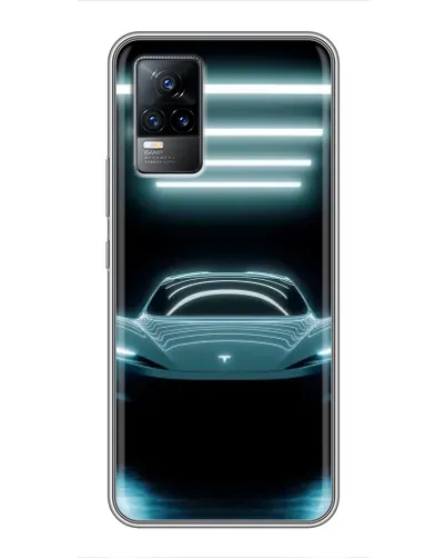 Чохол для Vivo V21 з картинкою «Tesla в неоні» Чохол для Vivo V21 з картинкою «Tesla в неоні»