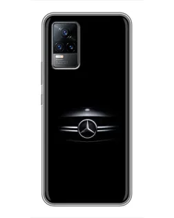 Чохол для Vivo V21 з картинкою «Mercedes — абстрактні лінії»