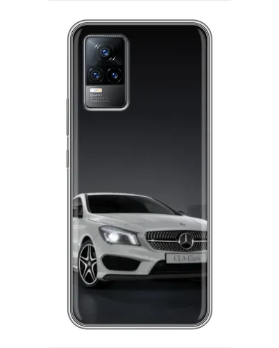 Чохол для Vivo V21 з картинкою «Mercedes AMG GT Silver»