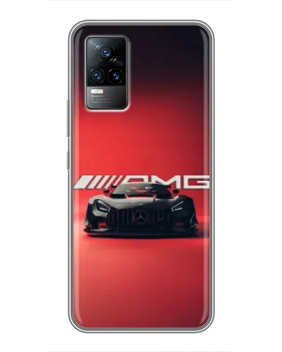 Чохол для Vivo V21 з картинкою «Mercedes AMG — червона лінія»