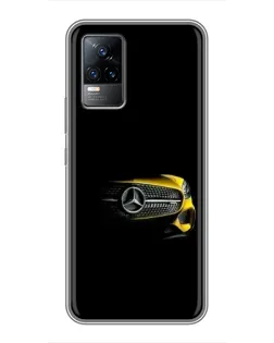 Чохол для Vivo V21 з картинкою «Mercedes — ретро стиль»