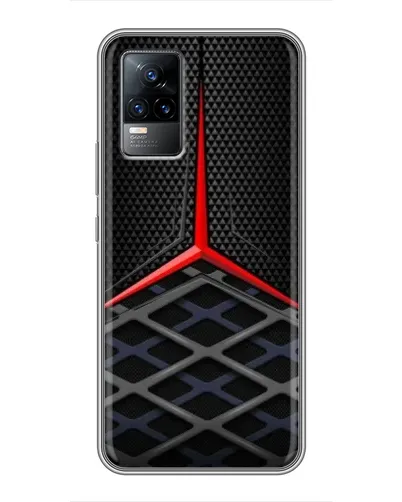 Чохол для Vivo V21 з картинкою «Mercedes Carbon Grid»
