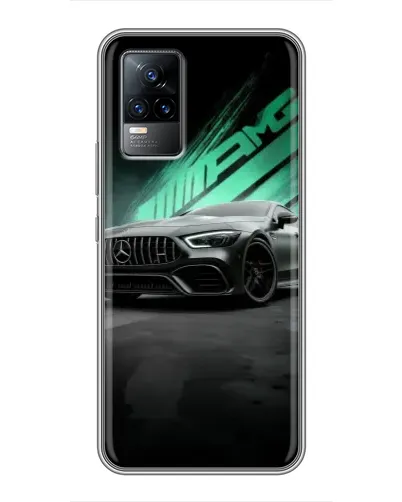 Чохол для Vivo V21 з картинкою «Темний Mercedes AMG»