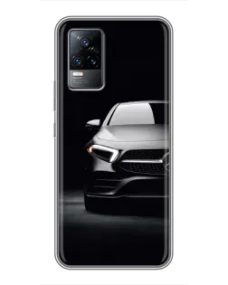 Чохол для Vivo V21 з картинкою «Світло фар Mercedes»