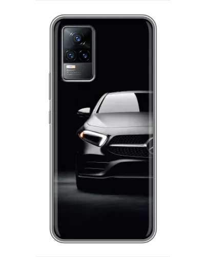 Чохол для Vivo V21 з картинкою «Світло фар Mercedes»