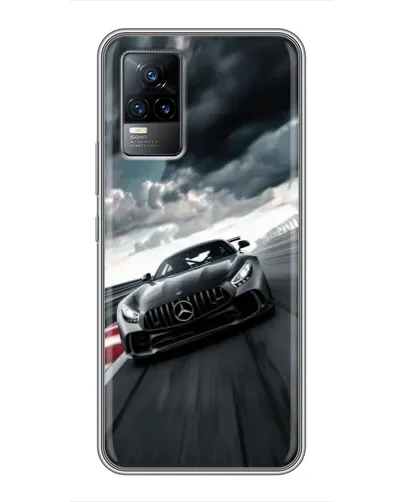 Чохол для Vivo V21 з картинкою «Гоночний Mercedes AMG»