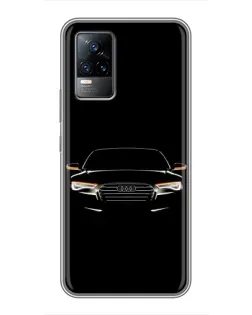 Чохол для Vivo V21 з картинкою «Audi — нічний контур» Чохол для Vivo V21 з картинкою «Audi — нічний контур»