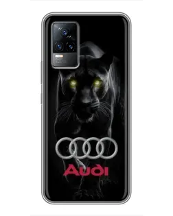 Чохол для Vivo V21 з картинкою «Пантера та Audi» Чохол для Vivo V21 з картинкою «Пантера та Audi»