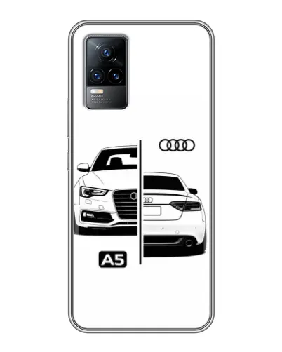 Чохол для Vivo V21 з картинкою «Audi — контрастний дизайн»