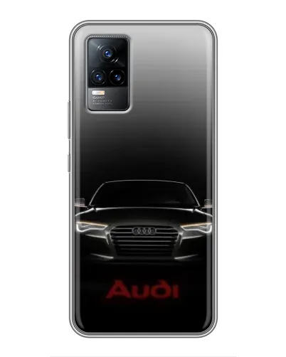 Чохол для Vivo V21 з картинкою «Audi — градієнтний контур»