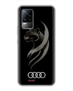 Чохол для Vivo V21 з картинкою «Графіка — пантера та Audi» Чохол для Vivo V21 з картинкою «Графіка — пантера та Audi»