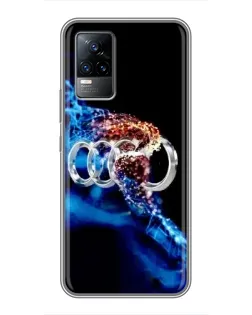 Чохол для Vivo V21 з картинкою «Енергія лого Audi» Чохол для Vivo V21 з картинкою «Енергія лого Audi»