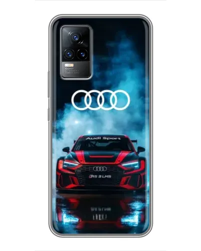 Чохол для Vivo V21 з картинкою «Audi Sport — неон»