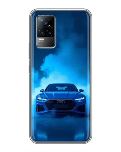 Чохол для Vivo V21 з картинкою «Audi — блакитна енергія»