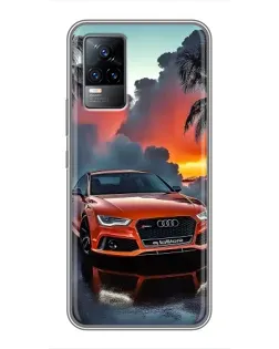 Чохол для Vivo V21 з картинкою «Audi — захід сонця» Чохол для Vivo V21 з картинкою «Audi — захід сонця»