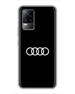 Чохол для Vivo V21 з картинкою «Audi White Logo» Чохол для Vivo V21 з картинкою «Audi White Logo»