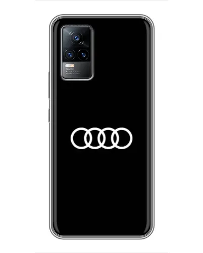 Чохол для Vivo V21 з картинкою «Audi White Logo»