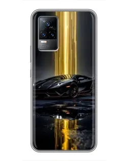 Чехол для Vivo V21 с картинкой «Ночной Lamborghini драйв» Чехол для Vivo V21 с картинкой «Ночной Lamborghini драйв»