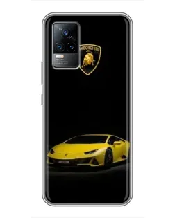 Чехол для Vivo V21 с картинкой «Lamborghini желтый акцент» Чехол для Vivo V21 с картинкой «Lamborghini желтый акцент»