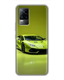 Чехол для Vivo V21 с картинкой «Салатовый Lamborghini Huracan» Чехол для Vivo V21 с картинкой «Салатовый Lamborghini Huracan»