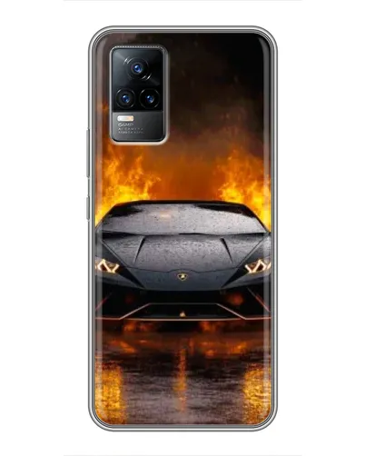 Чехол для Vivo V21 с картинкой «Lamborghini в огне» Чехол для Vivo V21 с картинкой «Lamborghini в огне»