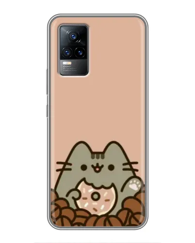 Чохол для Vivo V21 з картинкою «Кавовий Пушин» Чохол для Vivo V21 з картинкою «Кавовий Пушин»