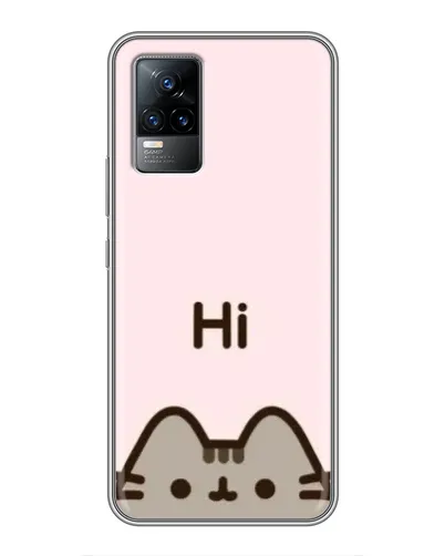 Чохол для Vivo V21 з картинкою «Пушин каже Hi» Чохол для Vivo V21 з картинкою «Пушин каже Hi»