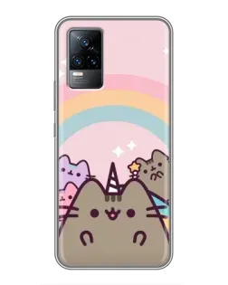 Чохол для Vivo V21 з картинкою «Єдиноріг Pusheen»