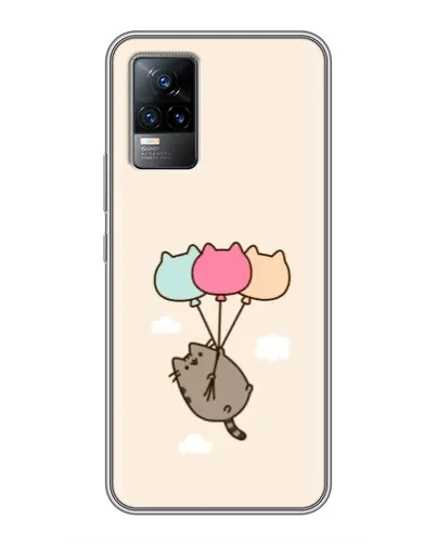 Чохол для Vivo V21 з картинкою «Пушин на кульках» Чохол для Vivo V21 з картинкою «Пушин на кульках»