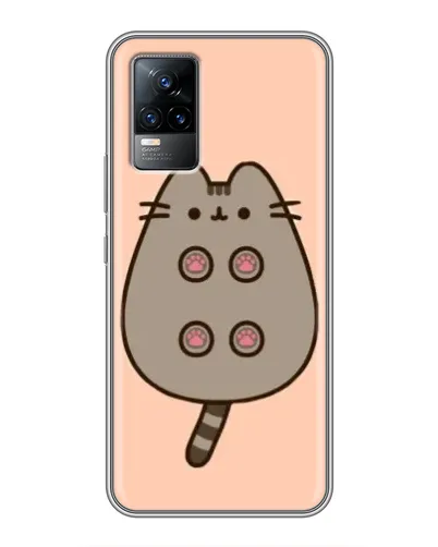 Чохол для Vivo V21 з картинкою «Пушин пузиком догори» Чохол для Vivo V21 з картинкою «Пушин пузиком догори»