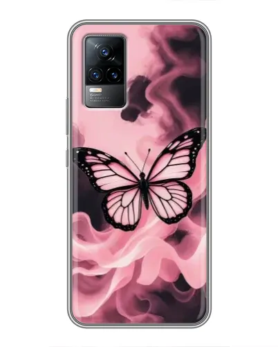 Чохол для Vivo V21 з картинкою «Метелик у диму» Чохол для Vivo V21 з картинкою «Метелик у диму»
