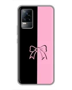 Чохол для Vivo V21 з картинкою «Половинки банту»