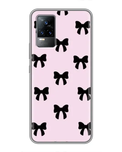 Чохол для Vivo V21 з картинкою «Чорні банти Coquette» Чохол для Vivo V21 з картинкою «Чорні банти Coquette»
